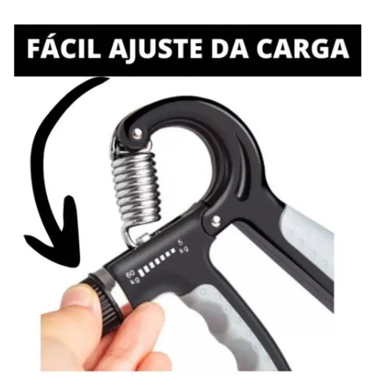 Hand Grip Ajustável - Fortaleça Mãos, Dedos e Antebraços de 10kg a 40kg!