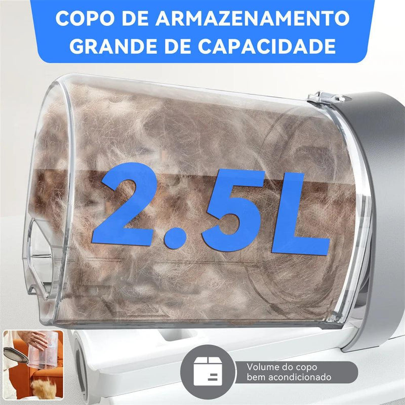 Aspirador de Pelos para Pets 7 em 1 com 3 Modos de Sucção – Envio Rápido do Brasil!